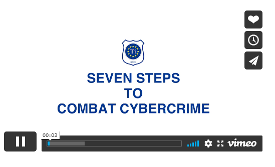Seven Steps to Combat Cybercrime Video